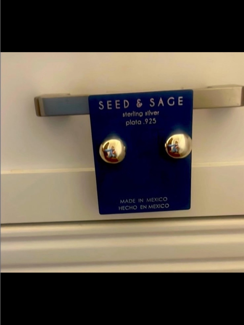 Seed & Sage Sterling Silver Stud Earrings